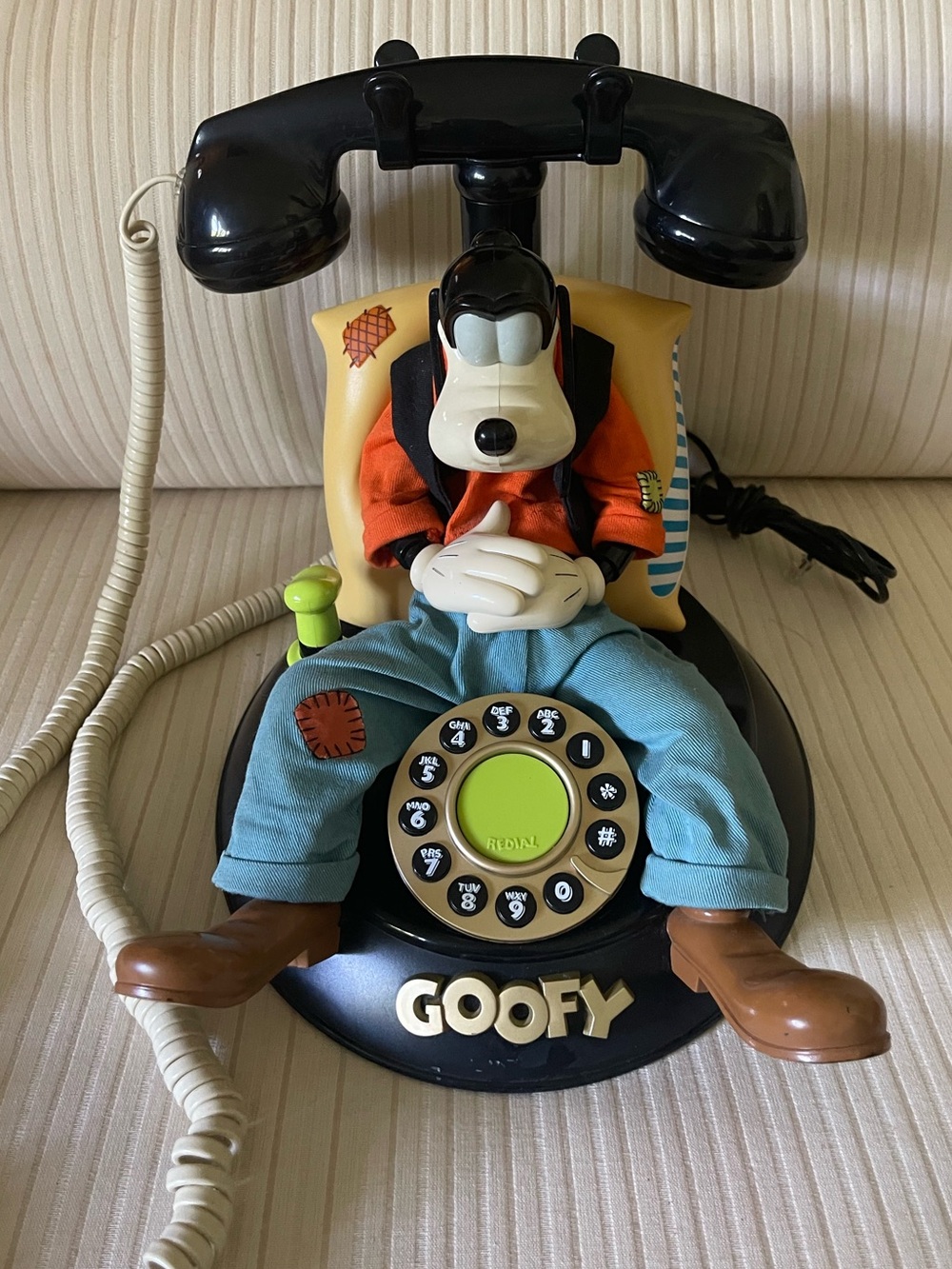 1990s Goofy’s Animated Talking Phone Vintage Landline Corded Telephone